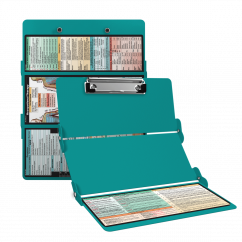 WhiteCoat Clipboard® Trifold - Teal Occupational Therapy Edition