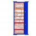 WhiteCoat Clipboard® Trifold - Blue Pediatric Infant Edition