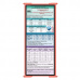 WhiteCoat Clipboard® Trifold - Coral Pediatric Infant Edition