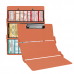 WhiteCoat Clipboard® Trifold - Coral Pediatric Infant Edition