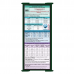 WhiteCoat Clipboard® Trifold - Green Pediatric Infant Edition