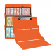 WhiteCoat Clipboard® Trifold - Orange Pediatric Infant Edition