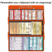 WhiteCoat Clipboard® Trifold - Orange Pediatric Infant Edition