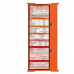 WhiteCoat Clipboard® Trifold - Orange Pediatric Infant Edition