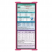 WhiteCoat Clipboard® Trifold - Pink Pediatric Infant Edition