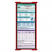 WhiteCoat Clipboard® Trifold - Red Pediatric Infant Edition