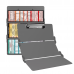 WhiteCoat Clipboard® Trifold - Silver Pediatric Infant Edition