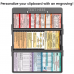WhiteCoat Clipboard® Trifold - Silver Pediatric Infant Edition