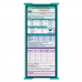 WhiteCoat Clipboard® Trifold - Teal Pediatric Infant Edition
