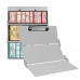 WhiteCoat Clipboard® Trifold - White Pediatric Infant Edition