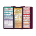 WhiteCoat Clipboard® Trifold - Wine Pediatric Infant Edition