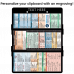 WhiteCoat Clipboard® Trifold - Black Pharmacy Edition