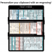 WhiteCoat Clipboard® Trifold - Blackout Pharmacy Edition