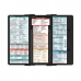 WhiteCoat Clipboard® Trifold - Blackout Pharmacy Edition