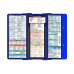 WhiteCoat Clipboard® Trifold - Blue Pharmacy Edition