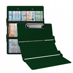 WhiteCoat Clipboard® Trifold - Green Pharmacy Edition