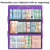 WhiteCoat Clipboard® Trifold - Lilac Pharmacy Edition