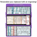 WhiteCoat Clipboard® Trifold - Lilac Pharmacy Edition