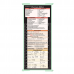 WhiteCoat Clipboard® Trifold  - Mint Pharmacy Edition