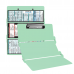 WhiteCoat Clipboard® Trifold  - Mint Pharmacy Edition