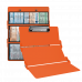 WhiteCoat Clipboard® Trifold- Orange Pharmacy Edition