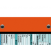 WhiteCoat Clipboard® Trifold- Orange Pharmacy Edition