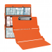WhiteCoat Clipboard® Trifold- Orange Pharmacy Edition