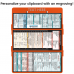WhiteCoat Clipboard® Trifold- Orange Pharmacy Edition
