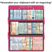 WhiteCoat Clipboard® Trifold  - Pink Pharmacy Edition