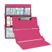 WhiteCoat Clipboard® Trifold  - Pink Pharmacy Edition