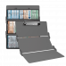 WhiteCoat Clipboard® Trifold- Silver Pharmacy Edition