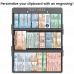 WhiteCoat Clipboard® Trifold- Silver Pharmacy Edition