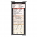 WhiteCoat Clipboard® Trifold- Silver Pharmacy Edition