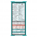 WhiteCoat Clipboard® Trifold - Teal Pharmacy Edition