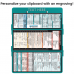 WhiteCoat Clipboard® Trifold - Teal Pharmacy Edition