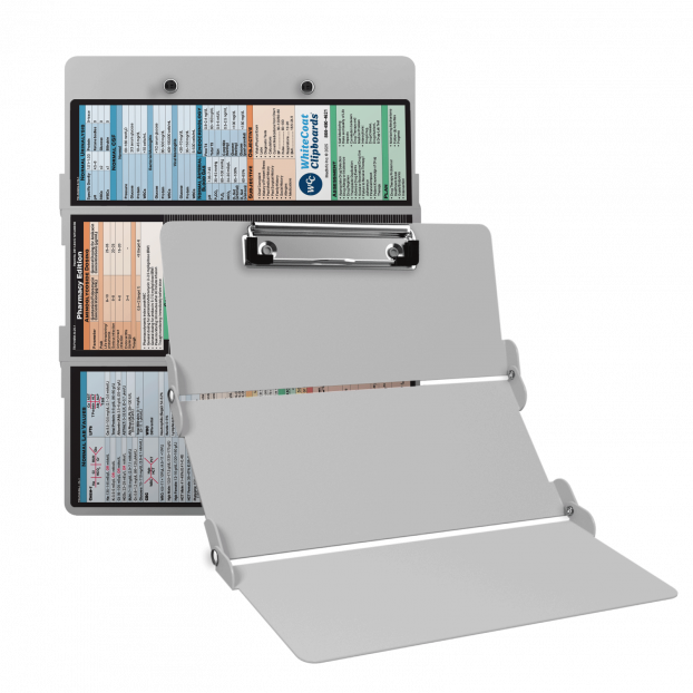 WhiteCoat Clipboard® Trifold- White Pharmacy Edition