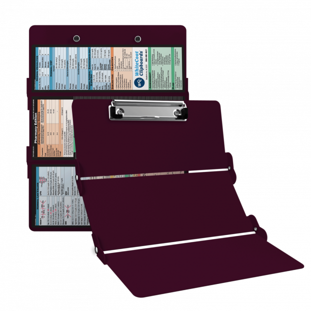 WhiteCoat Clipboard® Trifold - Wine Pharmacy Edition