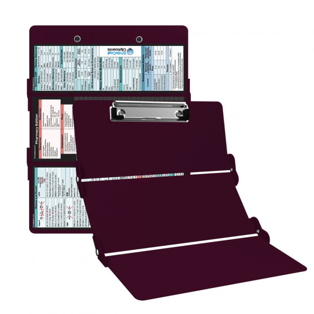 WhiteCoat Clipboard® Trifold - Wine Pharmacy Edition