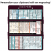 WhiteCoat Clipboard® Trifold - Wine Pharmacy Edition