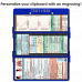 WhiteCoat Clipboard® Trifold - Blue Respiratory Therapy Edition