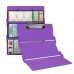 WhiteCoat Clipboard® Trifold - Lilac Respiratory Therapy Edition