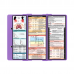 WhiteCoat Clipboard® Trifold - Lilac Respiratory Therapy Edition