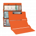 WhiteCoat Clipboard® Trifold - Orange Respiratory Therapy Edition