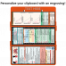 WhiteCoat Clipboard® Trifold - Orange Respiratory Therapy Edition
