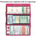 WhiteCoat Clipboard® Trifold - Pink Respiratory Therapy Edition