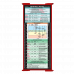 WhiteCoat Clipboard® Trifold - Red Respiratory Therapy Edition