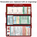WhiteCoat Clipboard® Trifold - Red Respiratory Therapy Edition