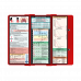 WhiteCoat Clipboard® Trifold - Red Respiratory Therapy Edition
