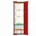 WhiteCoat Clipboard® Trifold - Red Respiratory Therapy Edition