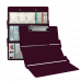 WhiteCoat Clipboard® Trifold - Wine Respiratory Therapy Edition